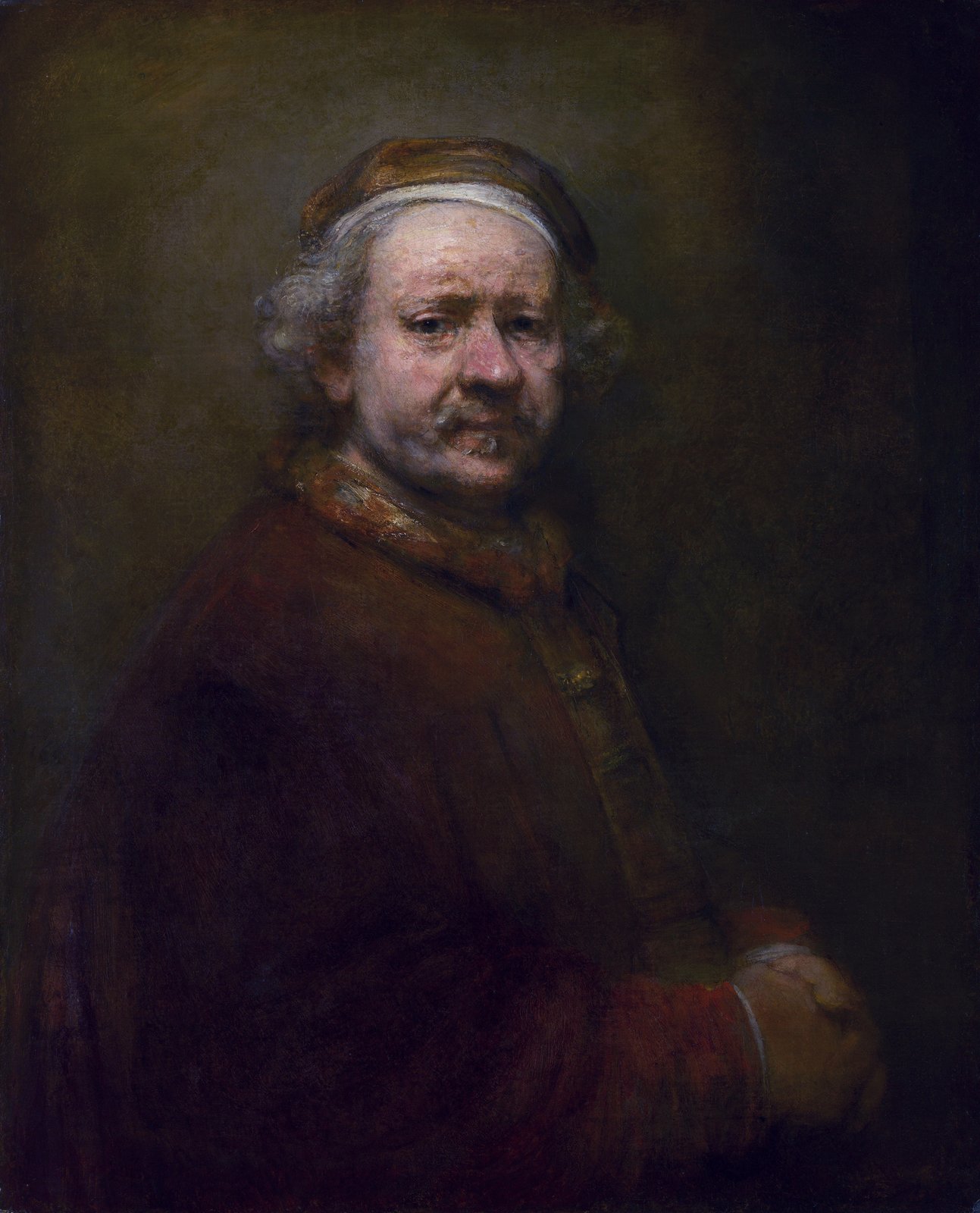 Autoritratto all'età di 63 anni - Rembrandt van Rijn