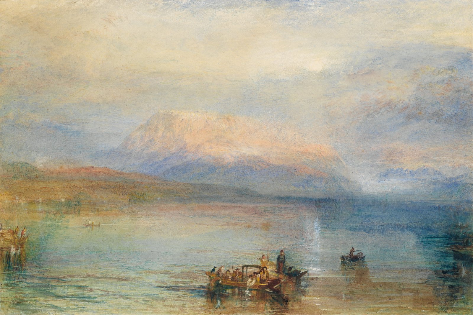 Il Rigi azzurro, alba - J. M. W. Turner