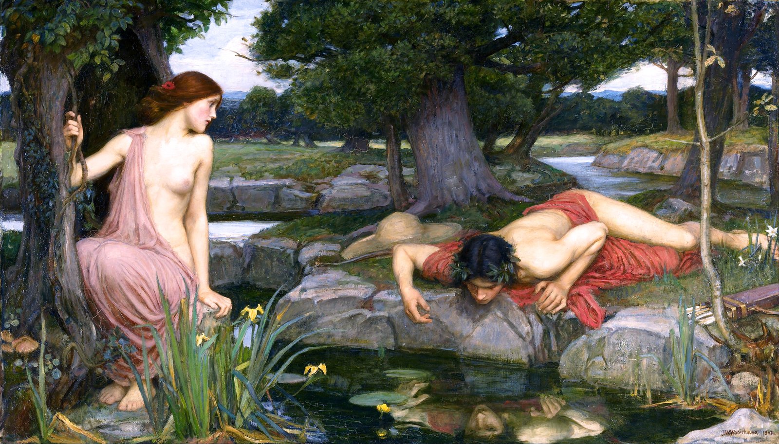 Eco e Narciso - John William Waterhouse