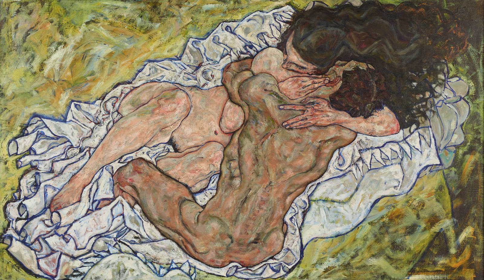L'abbraccio - Egon Schiele