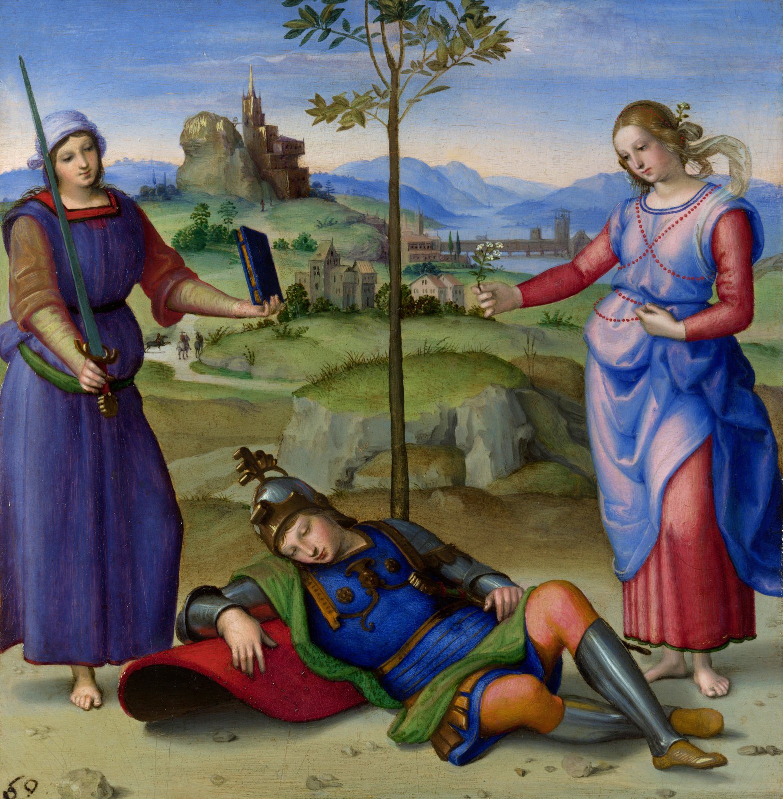 Il sogno del cavaliere - Raphael