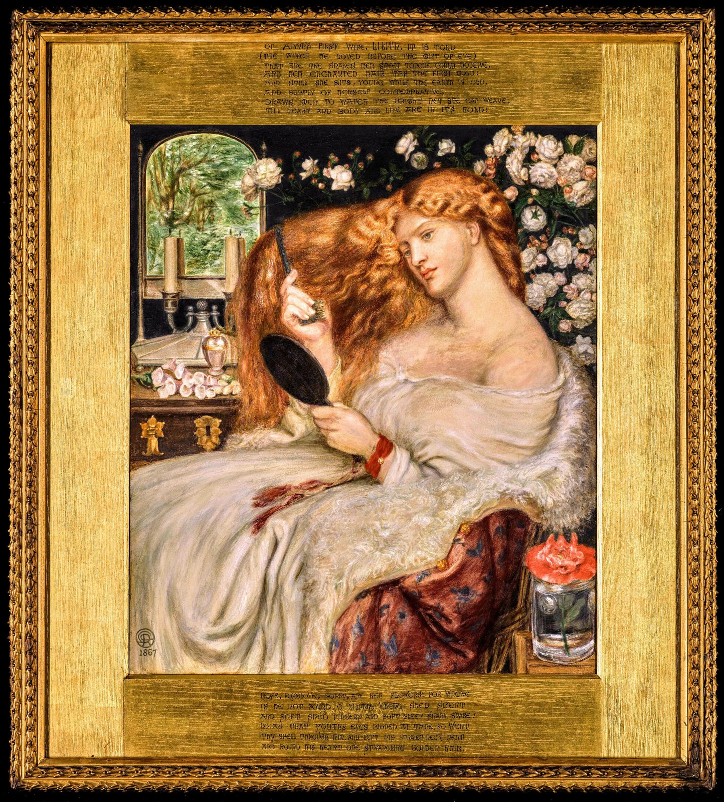 Lady Lilith - Dante Gabriel Rossetti