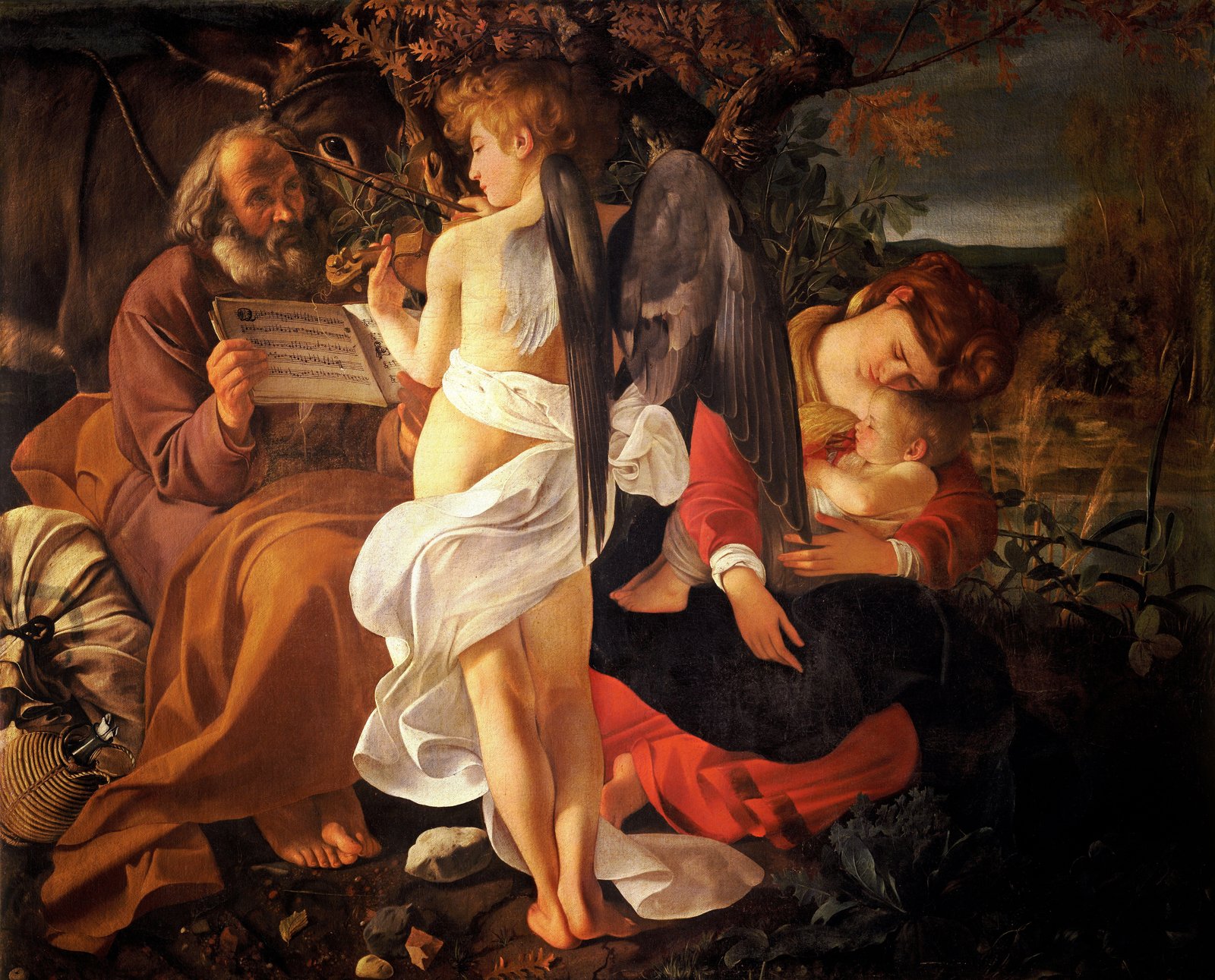 Riposo durante la fuga in Egitto - Caravaggio