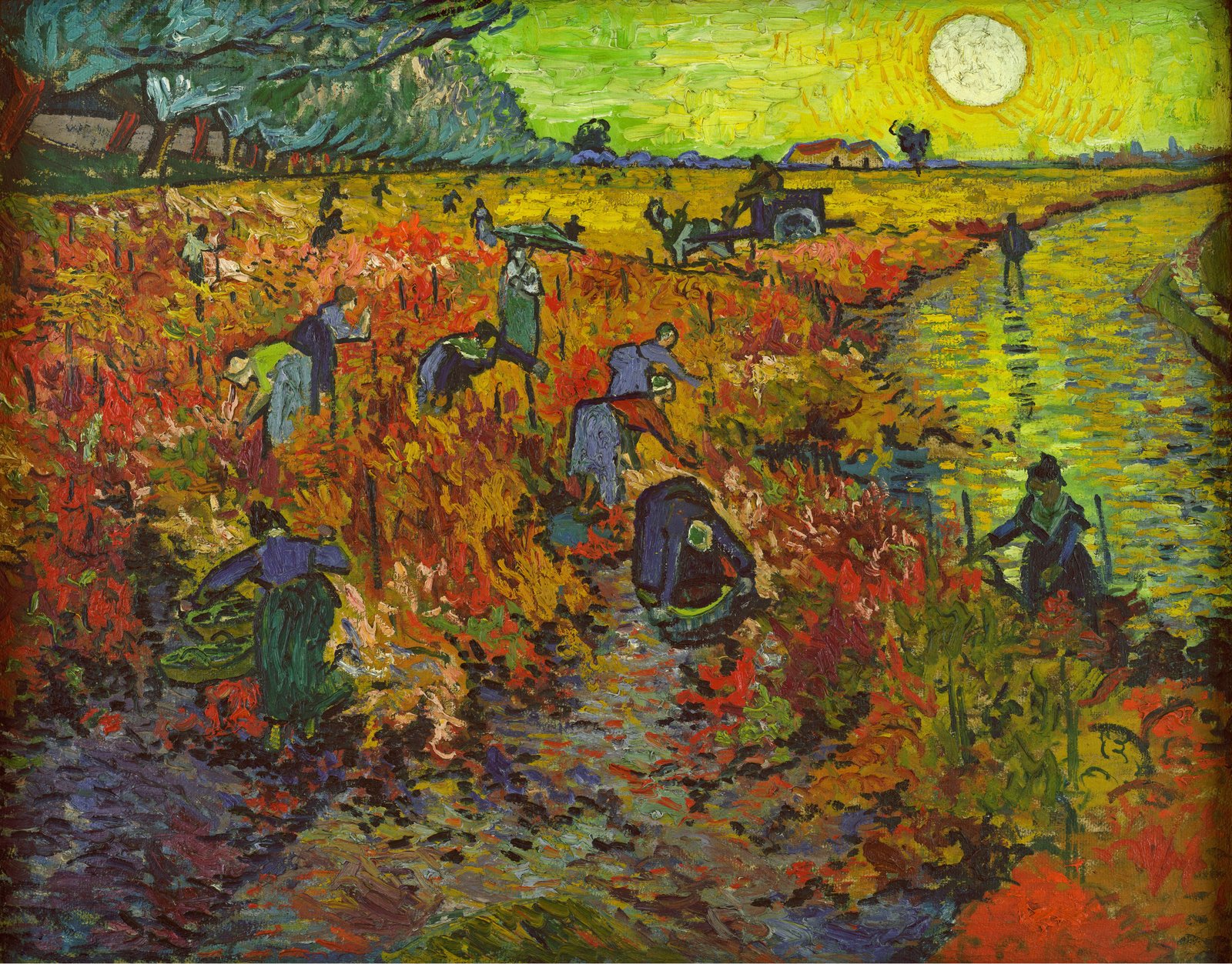 La vigna rossa - Vincent van Gogh