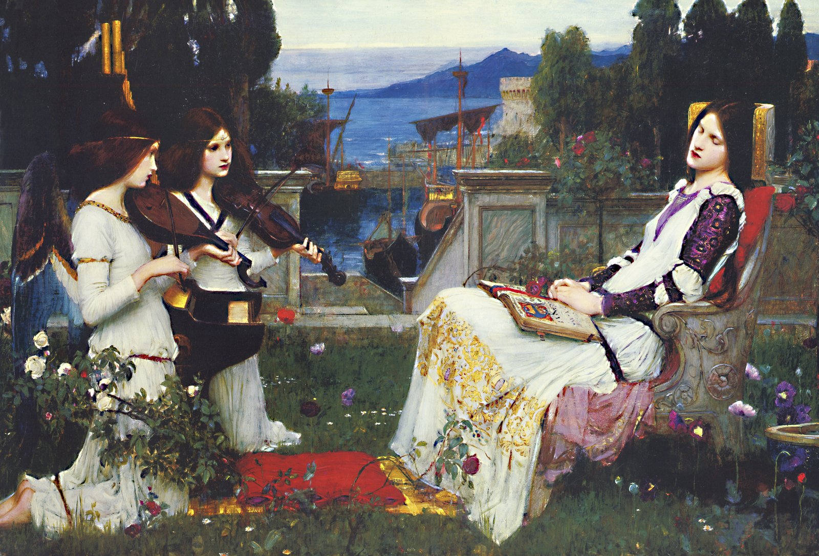 Santa Cecilia - John William Waterhouse