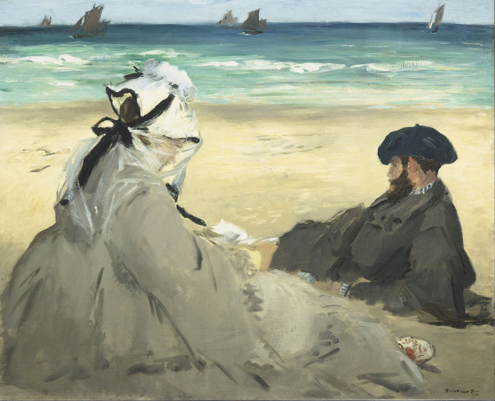 Sulla spiaggia - Édouard Manet