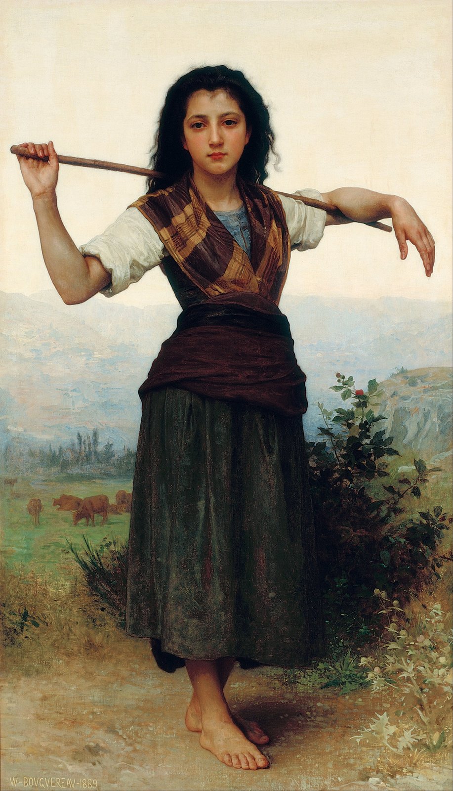 La pastorella - William-Adolphe Bouguereau