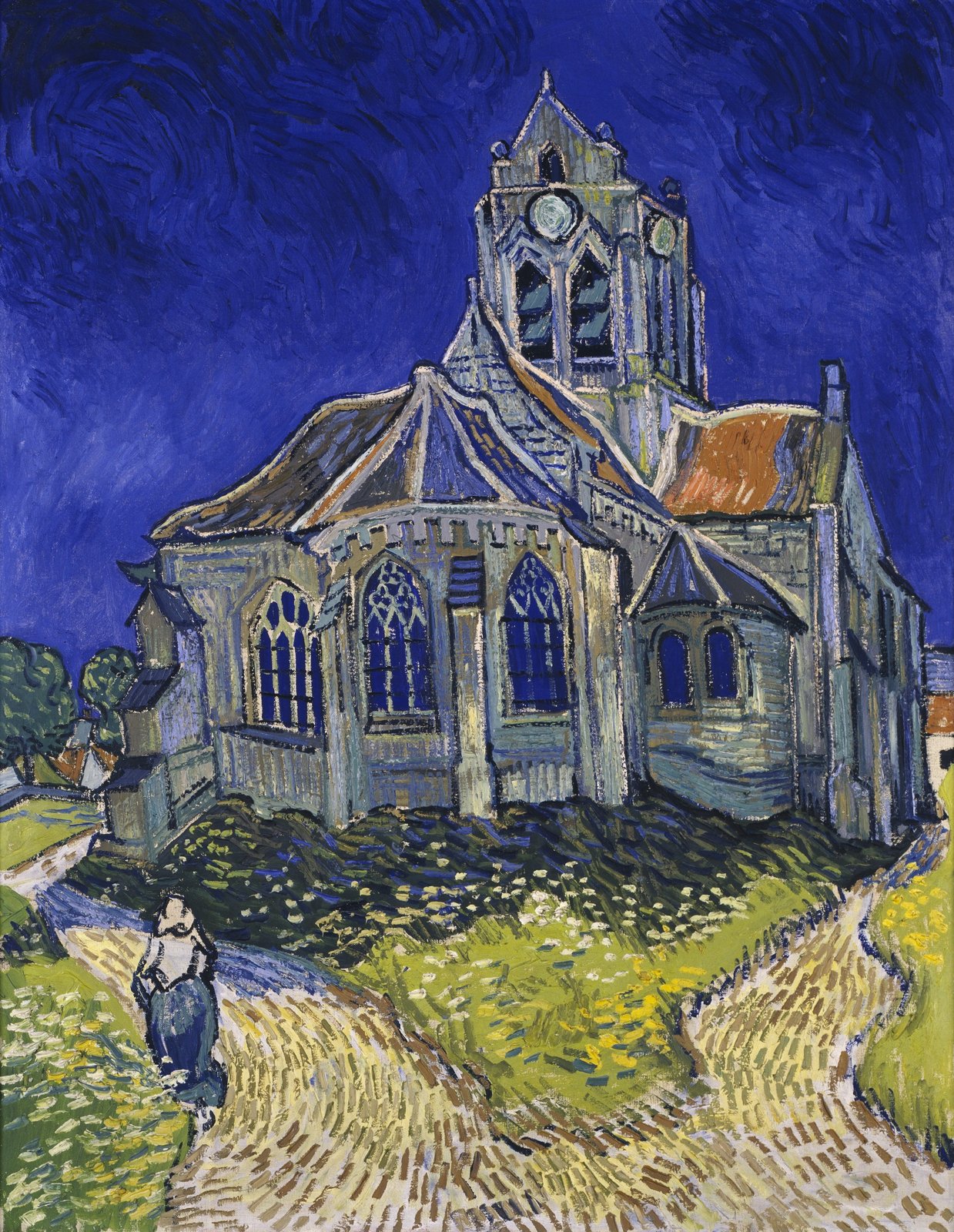 La chiesa di Auvers - Vincent van Gogh