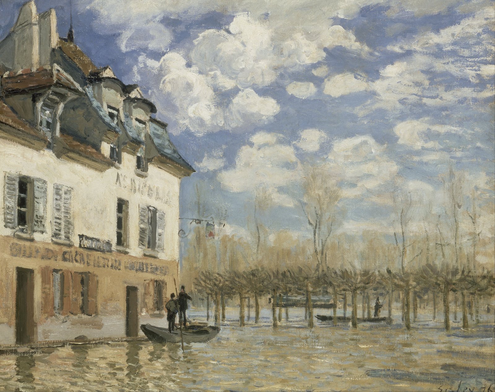 L'inondazione a Port-Marly - Alfred Sisley