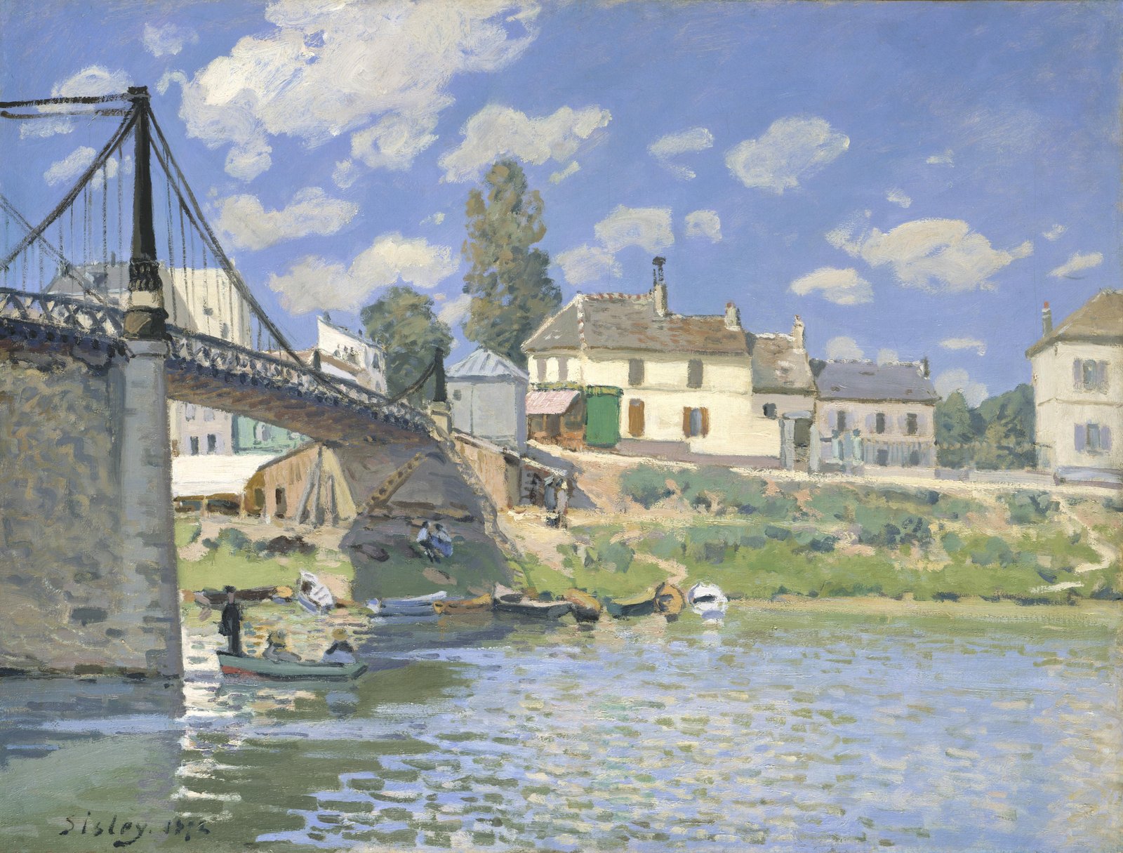Il ponte di Villeneuve-la-Garenne - Alfred Sisley