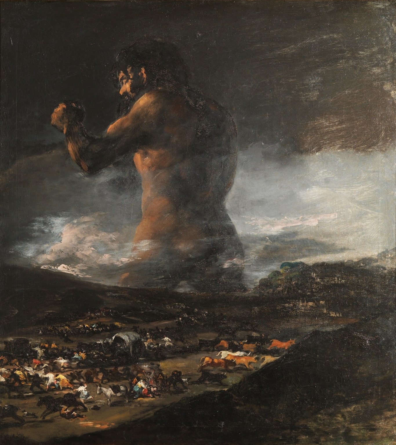 Il colosso - Francisco Goya