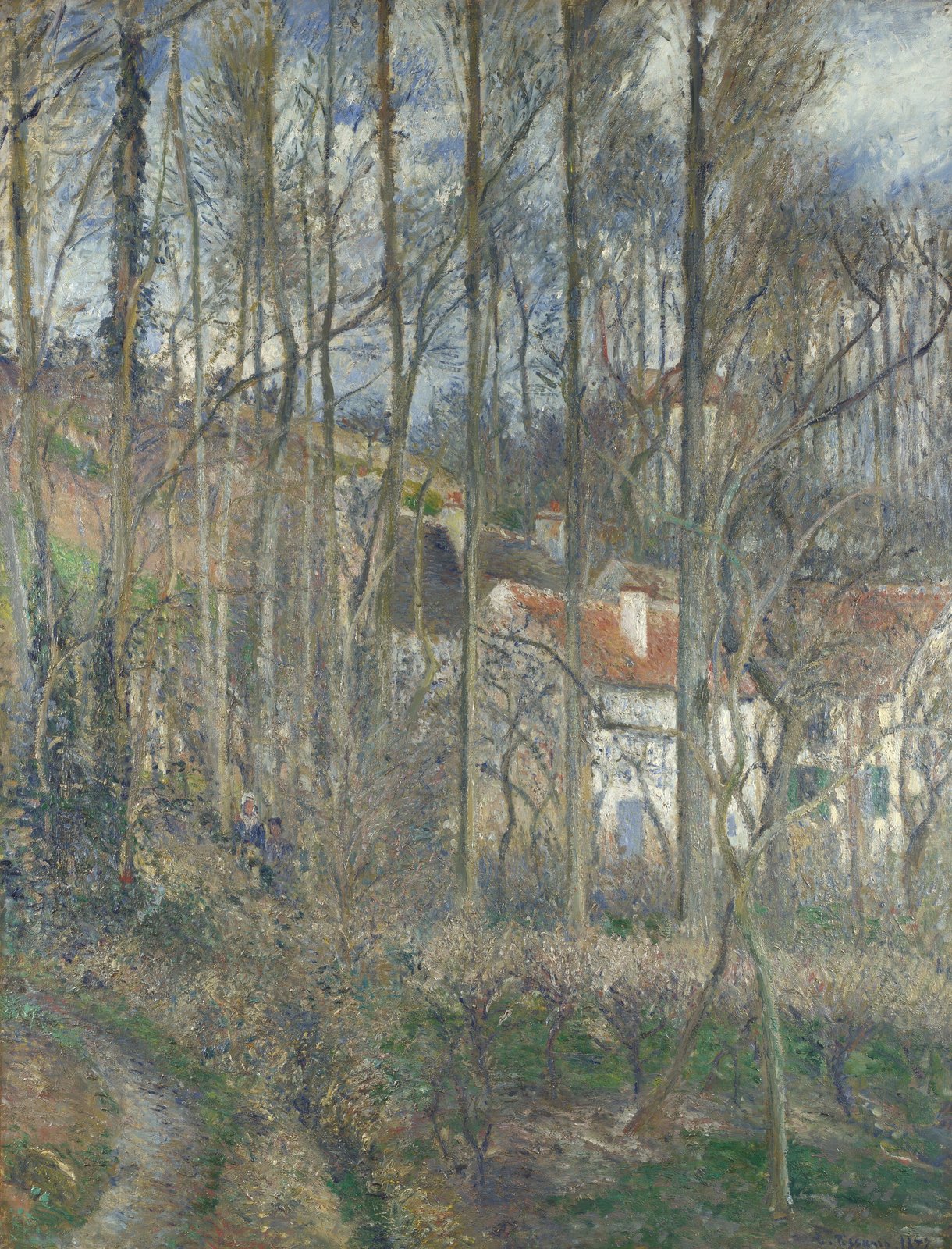 La Cote des Boeufs all'Hermitage - Camille Pissarro