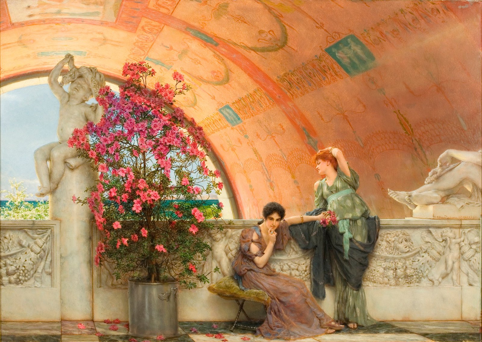 Rivali inconsapevoli - Lawrence Alma-Tadema