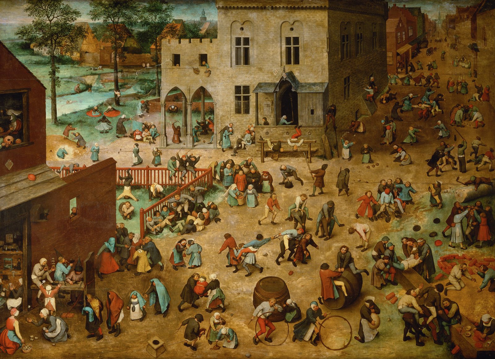 Giochi di bambini - Pieter Bruegel the Elder