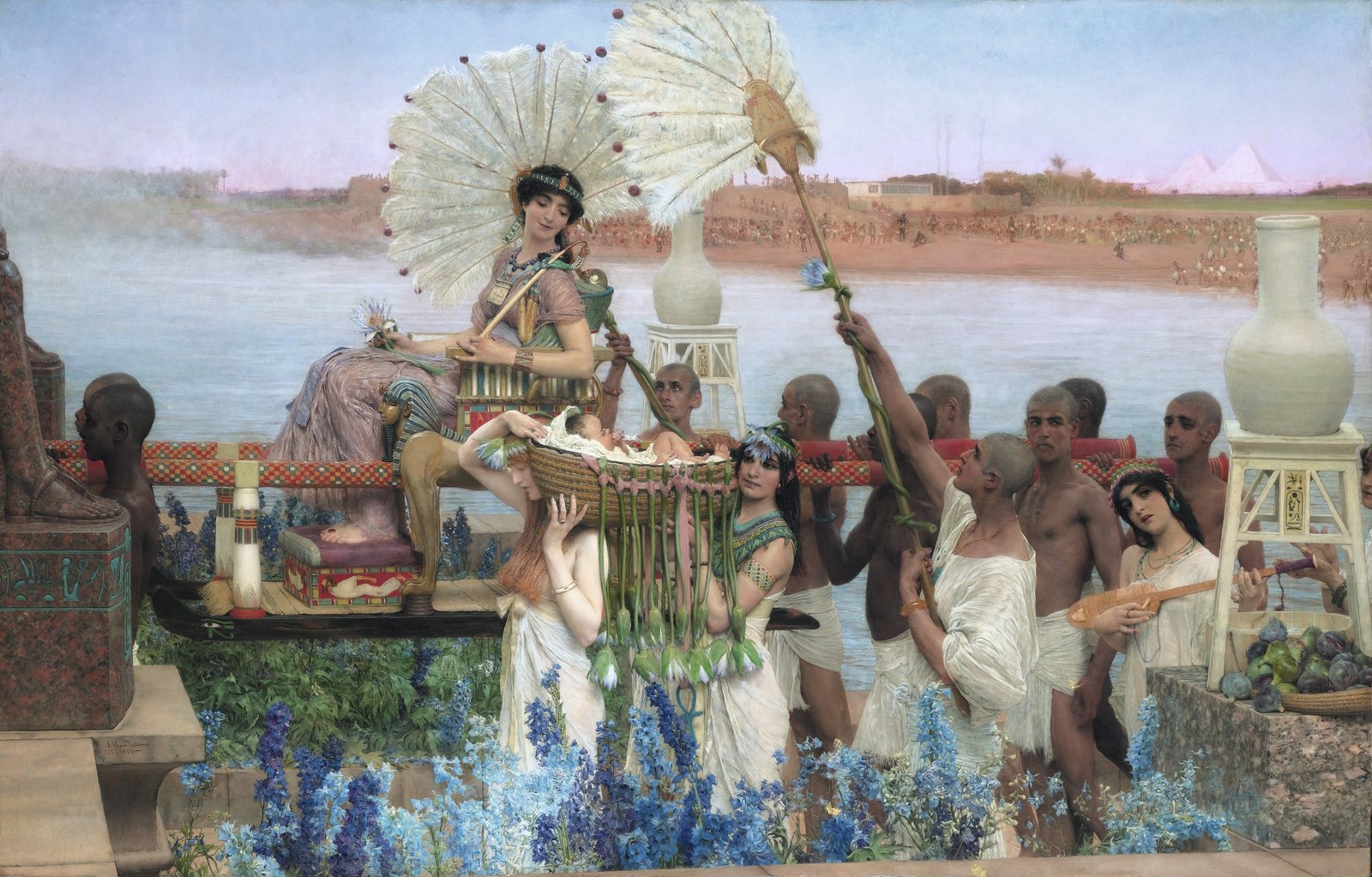 Il ritrovamento di Mose - Lawrence Alma-Tadema