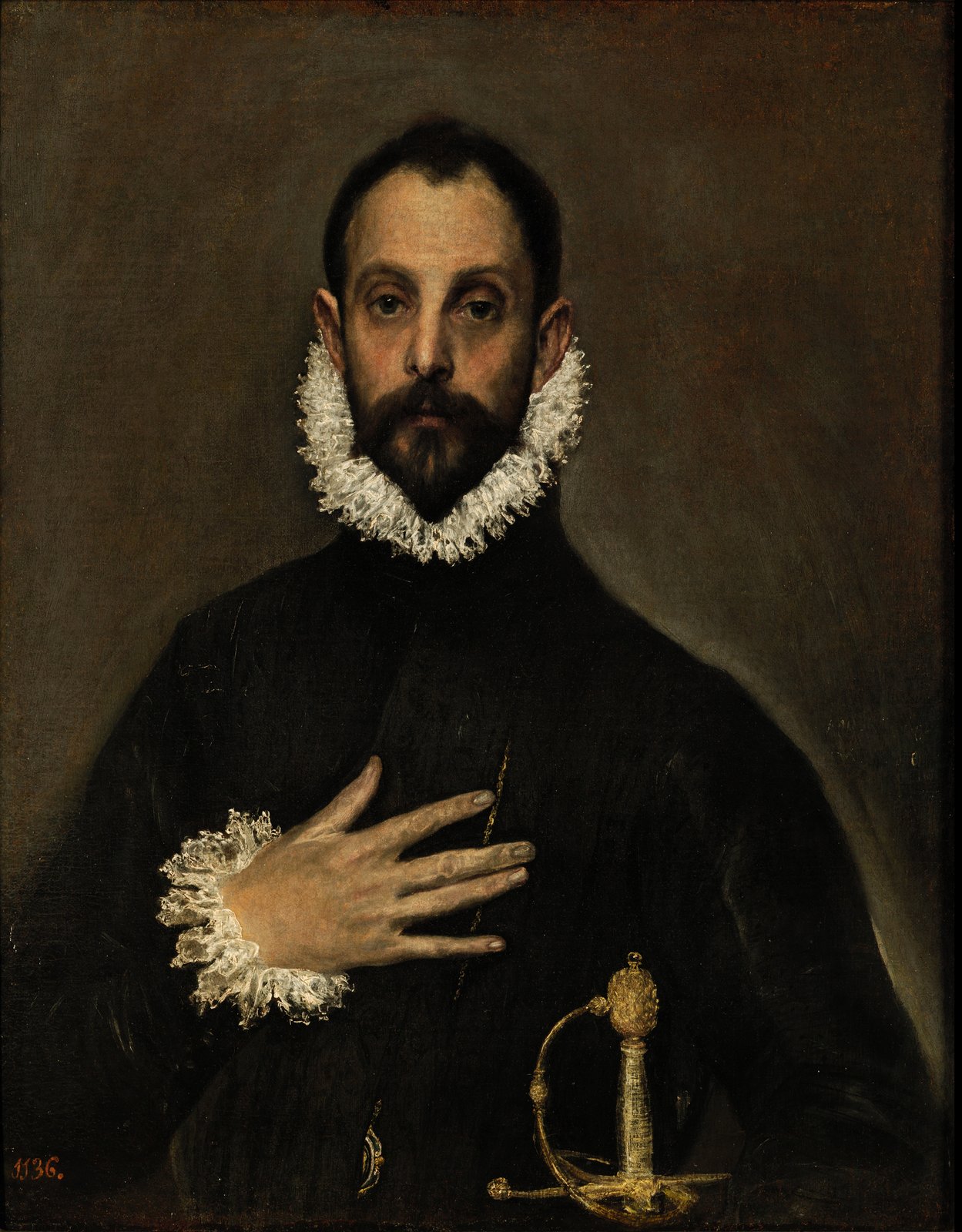 Il cavaliere con la mano sul petto - El Greco