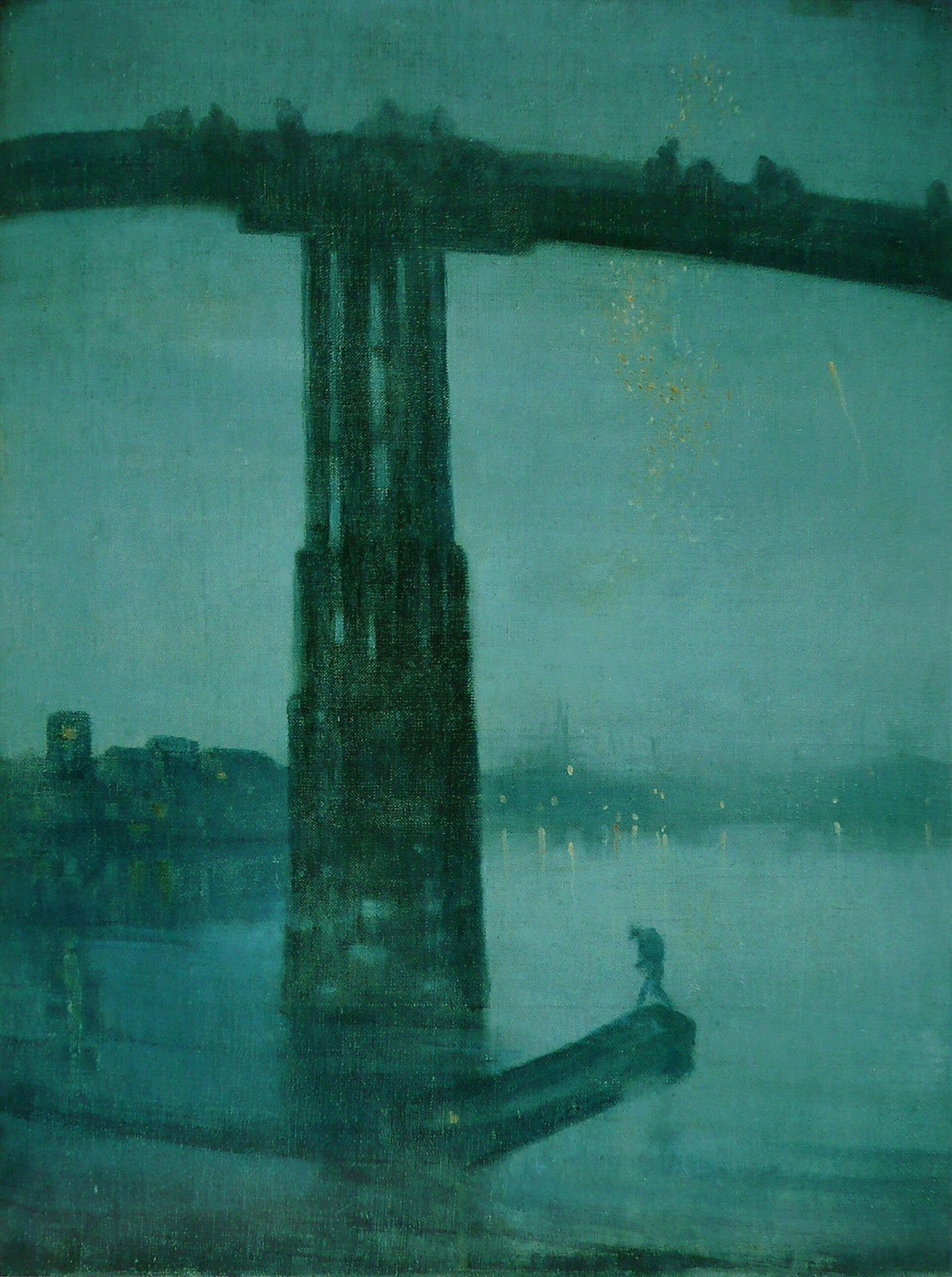 Notturno in blu e oro - Il vecchio ponte di Battersea - James McNeill Whistler