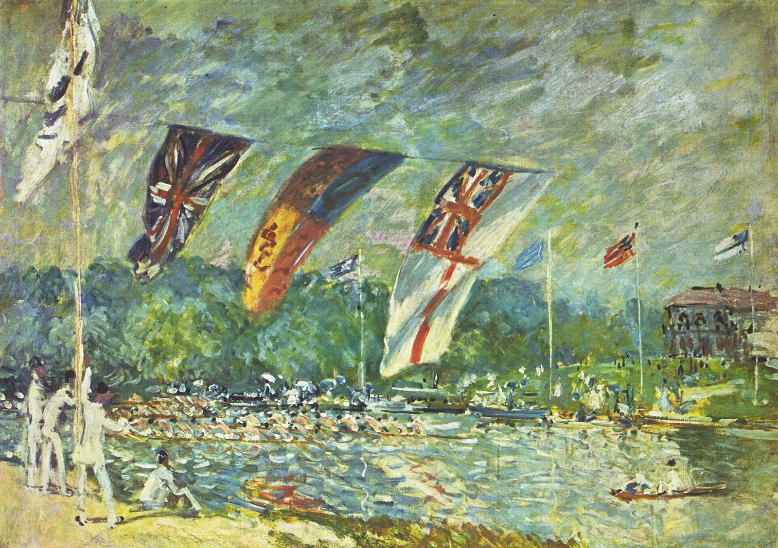 Regate a Molesey - Alfred Sisley
