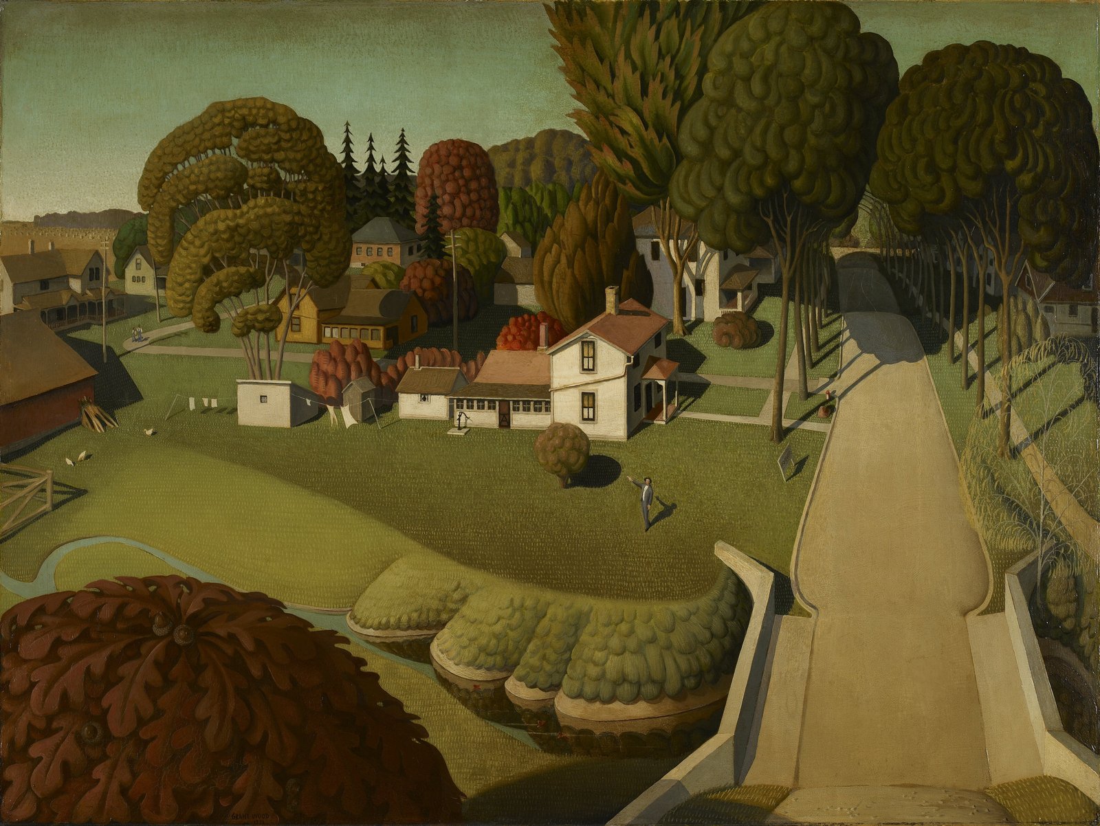La casa natale di Herbert Hoover - Grant Wood