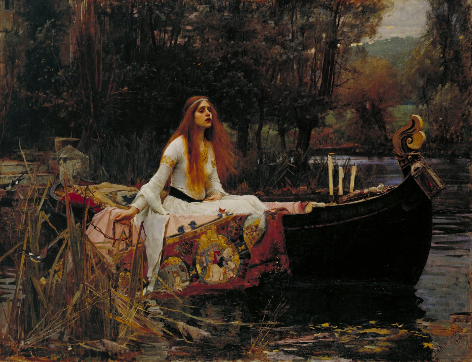 La donna di Shalott - John William Waterhouse