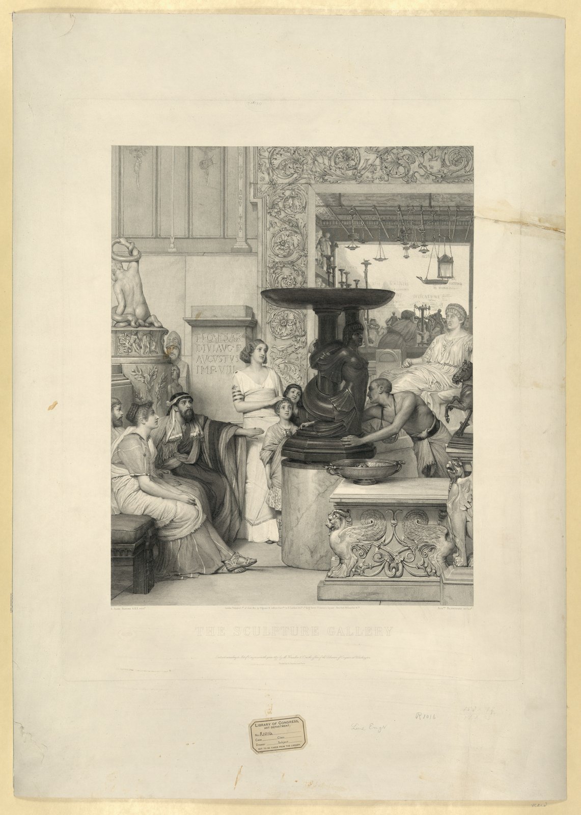 La galleria di sculture - Lawrence Alma-Tadema