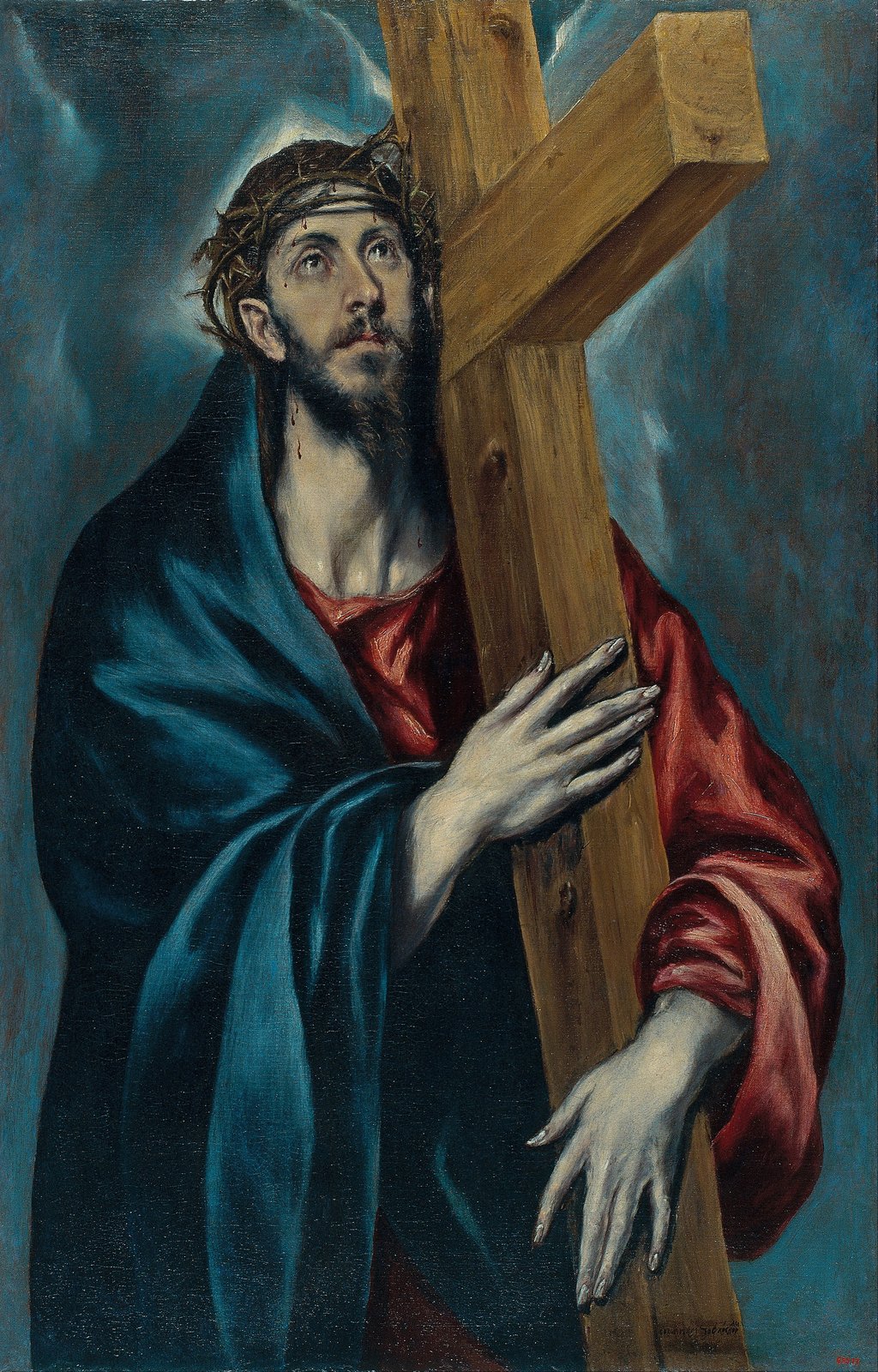 cristo portacroce. - El Greco