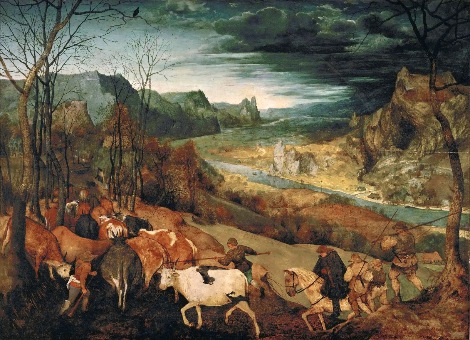 Ritorno della mandria - Pieter Bruegel the Elder