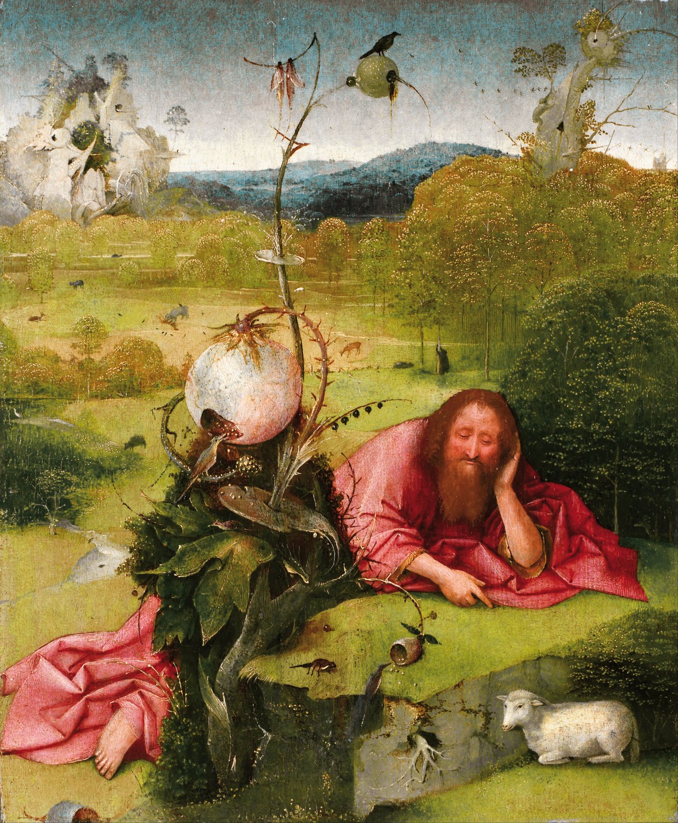 San Giovanni Battista in meditazione - Hieronymus Bosch