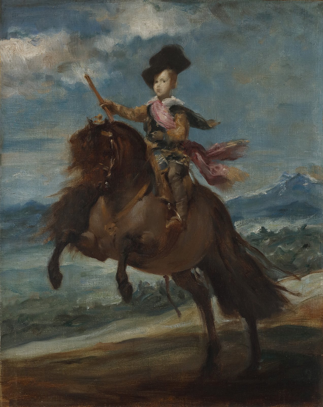 Il principe Baltasar Carlos a cavallo - Diego Velázquez