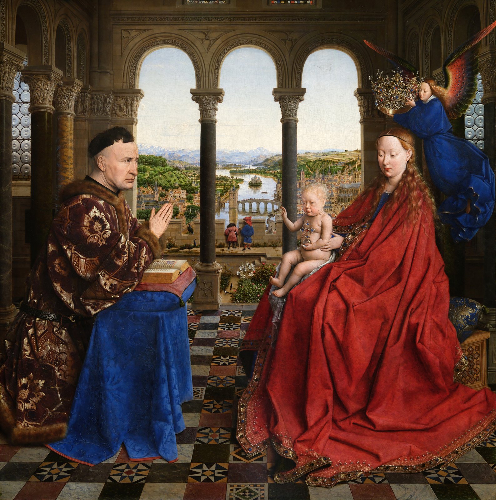 Madonna del cancelliere Rolin - Jan van Eyck