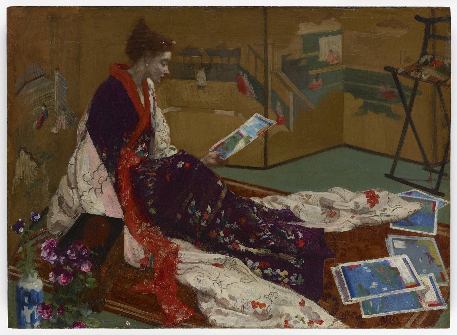 Capriccio in porpora e oro: il paravento dorato - James McNeill Whistler