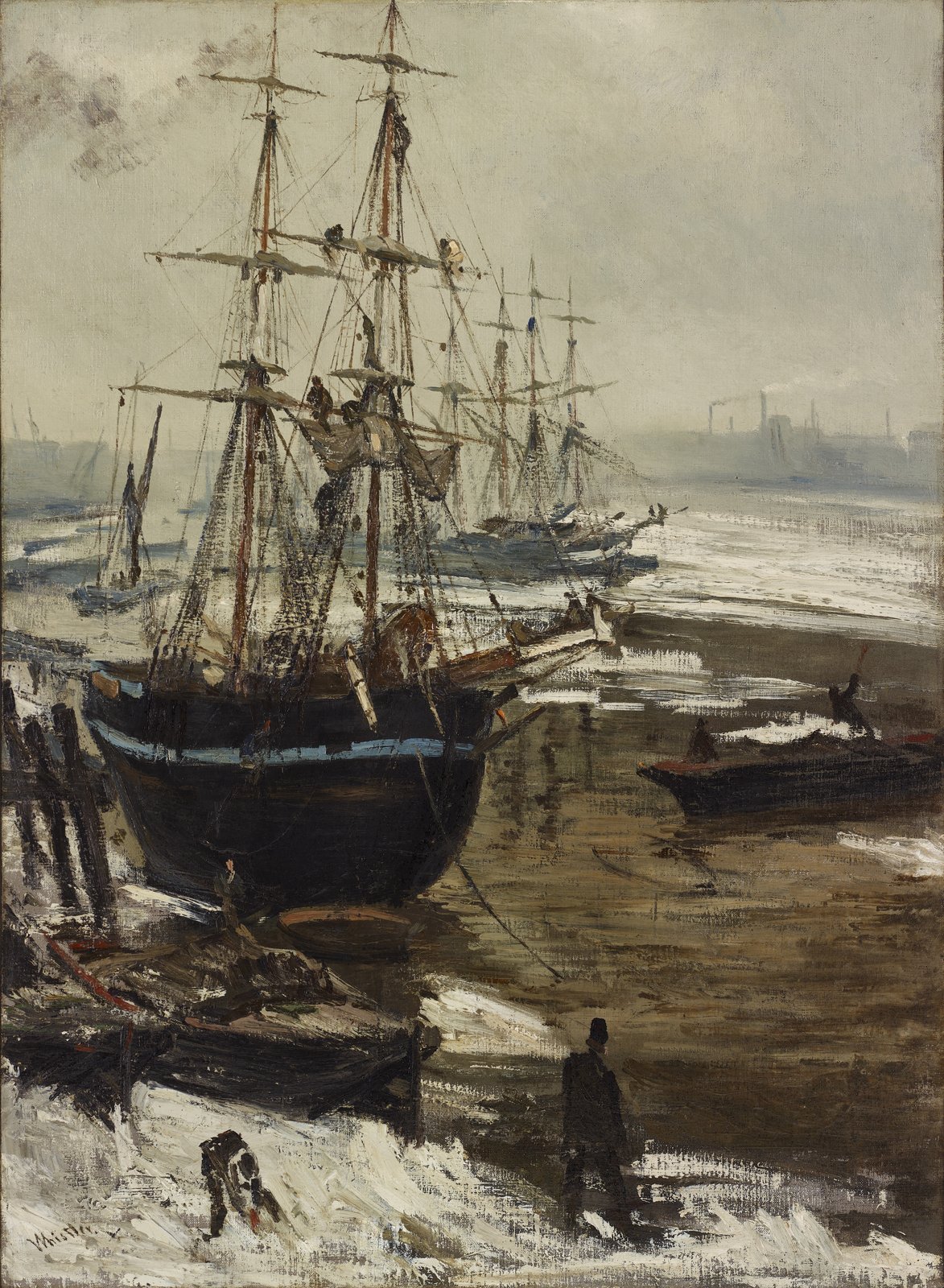 Il Tamigi ghiacciato - James McNeill Whistler