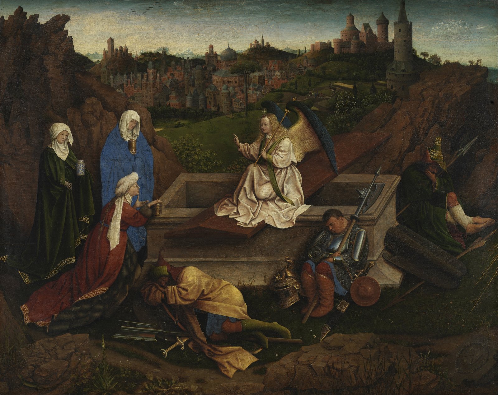 Le tre Marie al sepolcro - Jan van Eyck